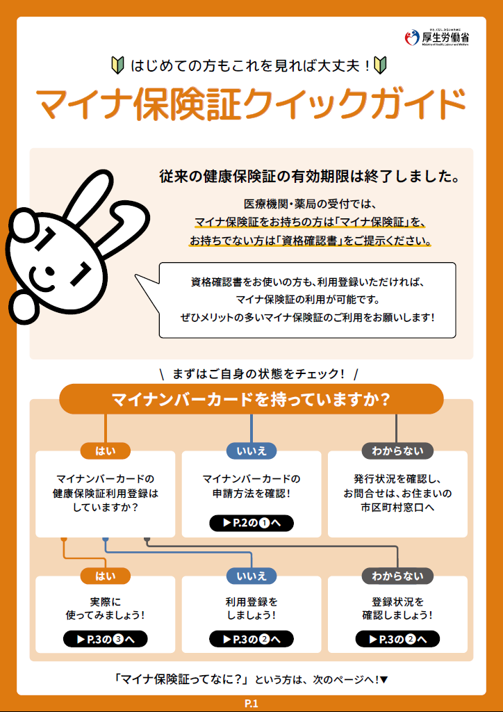 マイナ保険証クイックガイド マイナ保険証クイックガイド